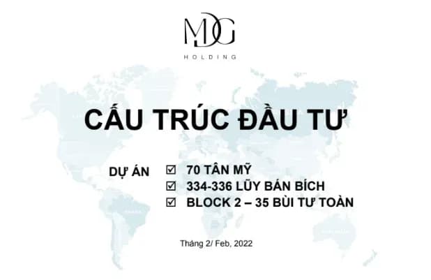 Hồ sơ Cấu Trúc Đầu Tư Dự Án CC1