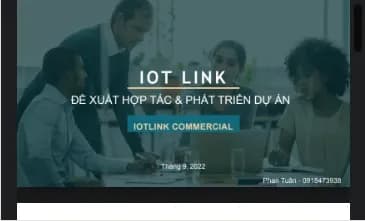Hồ sơ IOT Link Commercial